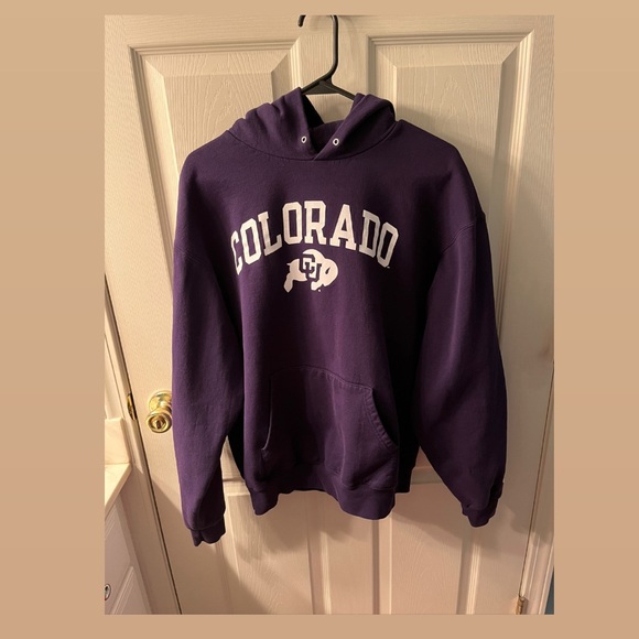 University of Colorado Purple Champion Sweatshirt, Size: L - Picture 1 of 3